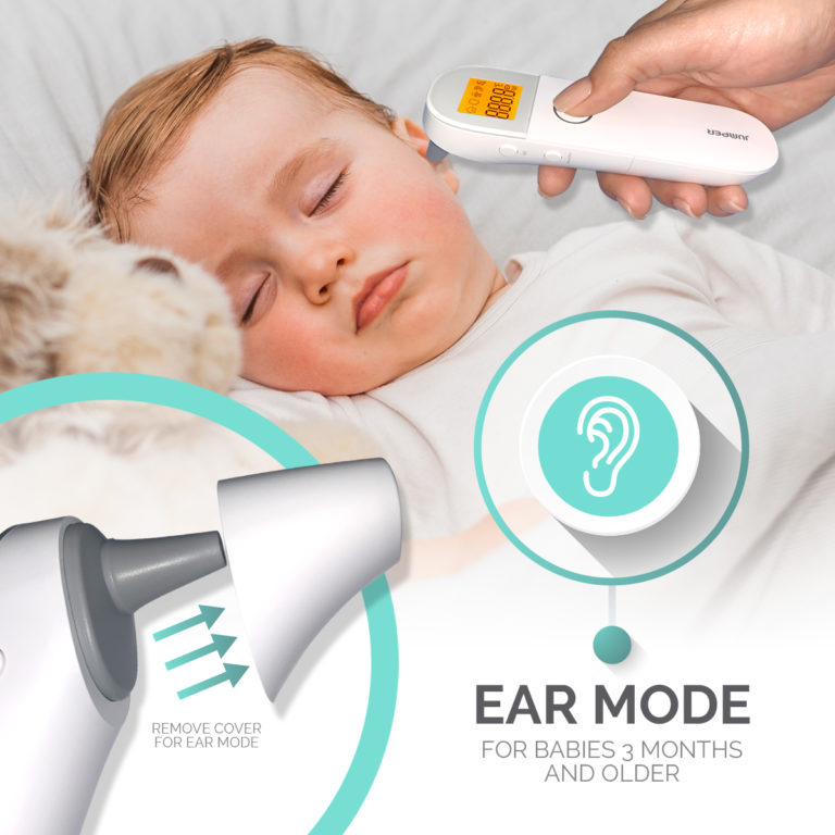 BABY THERMOMETER | 3-in-1 Infrared Ear & Forehead