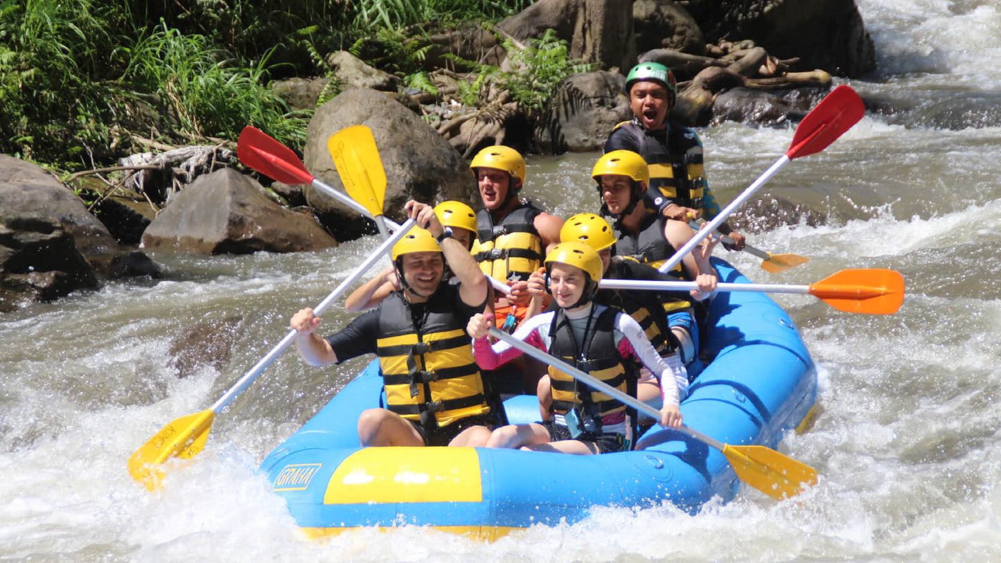 ADVENTURE BALI | ATV Quad Bike + White Water Rafting + River Water Tubing